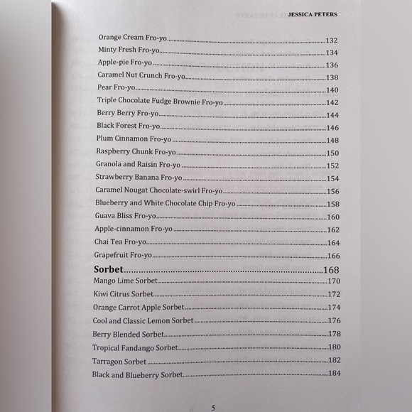 Cuisinart Homemade Frozen Yogurt, Sorbet, Gelato, Ice Cream Maker Book - Picture 5 of 11